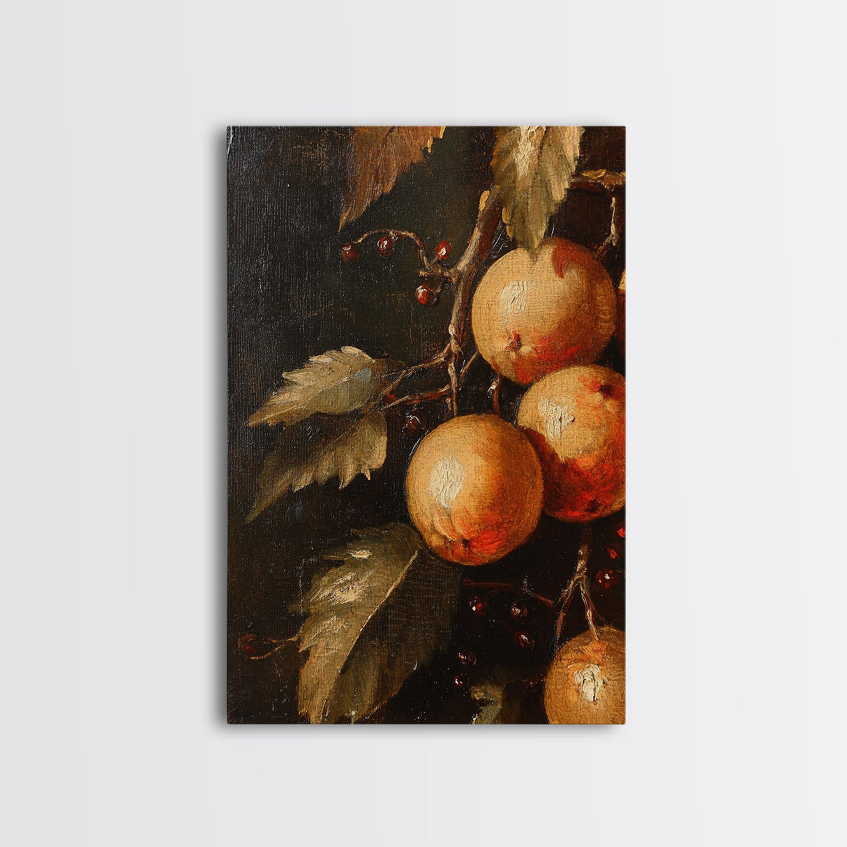 Oil Painting Print Of Oranges, Fruit Still Life, Antique Fruit Still Life Oil Painting Kitchen Decor, Kitchen Wall Art, Kitchen Decoraitons