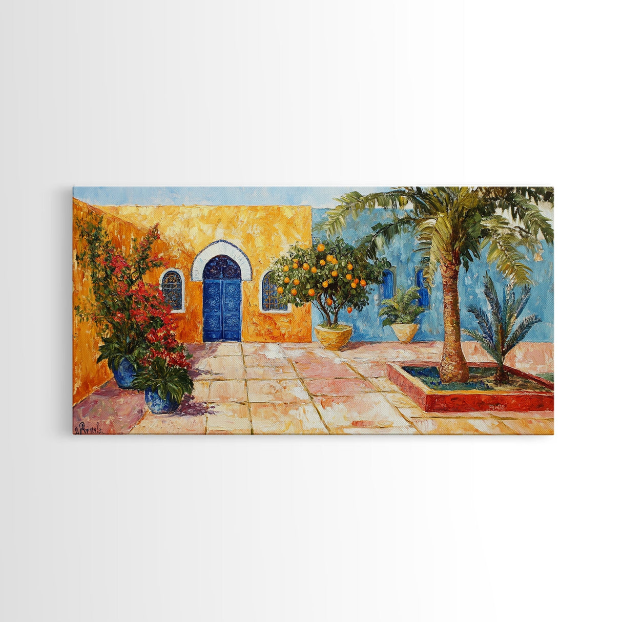 Mexican Wall Art - Framed Canvas Print, Colorful Mexicano Home Decor, Mexican Kitchen Wall Art, Ready To Hang, Chicano Wall Art