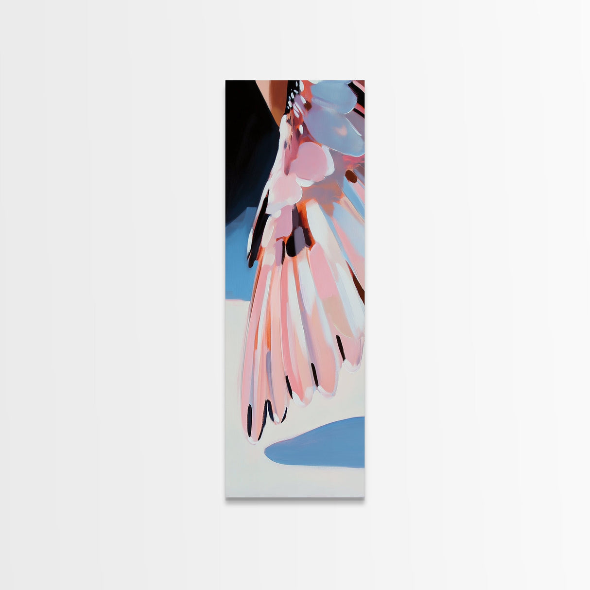 Butterfly Wing, Soft Pastel Art, Nature Inspired, Canvas Print, Modern Wall Decor, Feminine Aesthetic, Bedroom Wall Art, Boho Minimalist