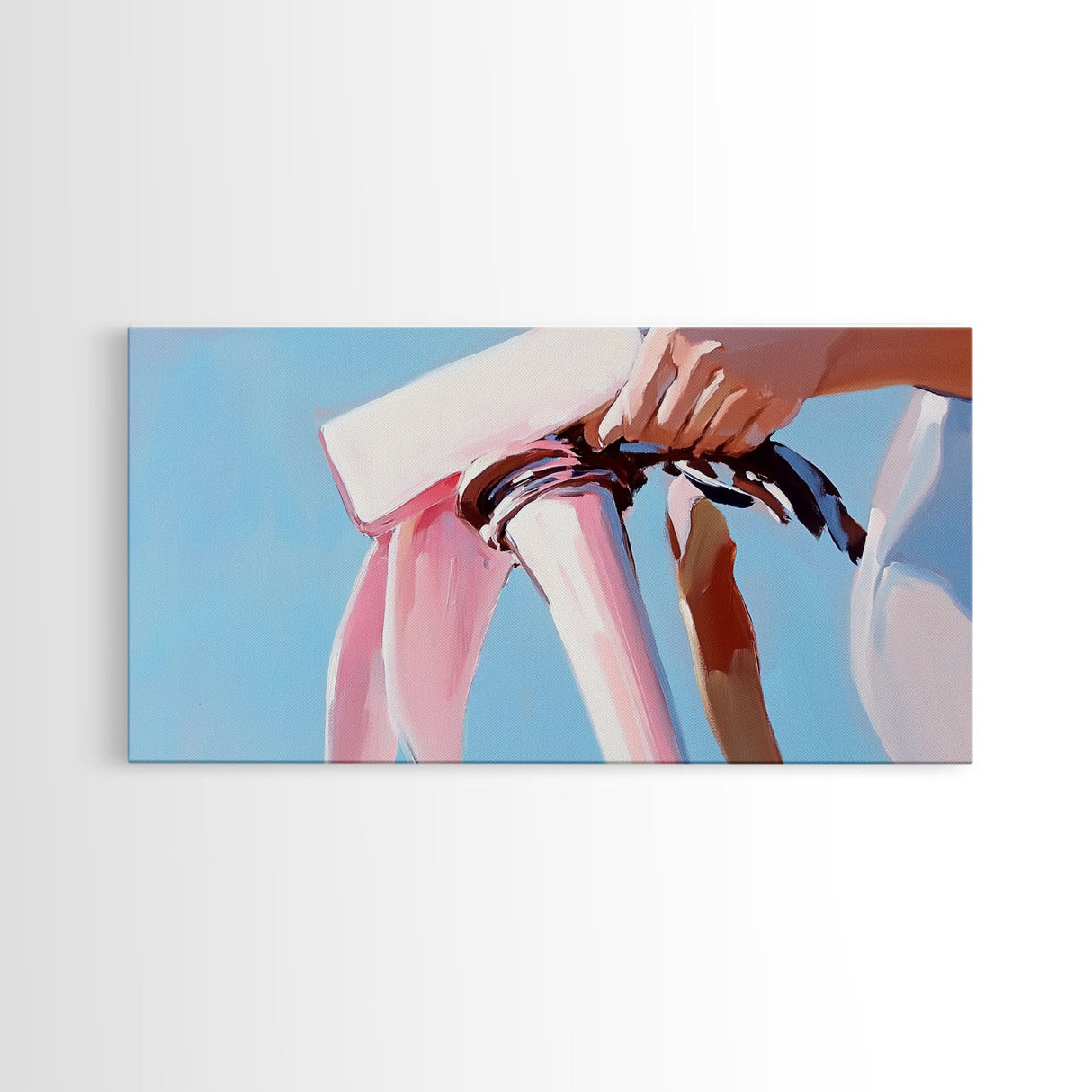 Fashion Statement, Bold Bangles, Modern Wall Art, Framed Canvas Print, Contemporary Home Decor, Minimalist Style, Chic Living Room Art