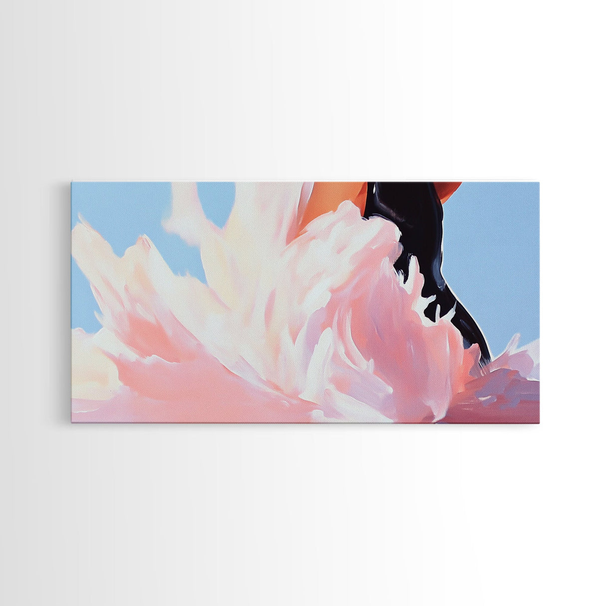 Splash, Ocean Waves, Coastal Wall Art, Beach House Decor, Modern Nautical Aesthetic, Minimalist Art, Framed Canvas Print, Gift Idea