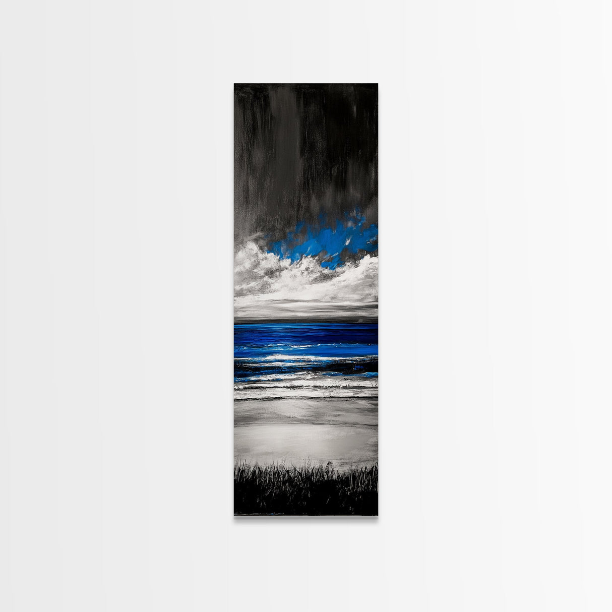 Ocean Waves, Blue Beach Art, Coastal Canvas Print, Modern Wall Art, Large Artwork, Living Room Decor, Ocean Vibes, Contemporary Art