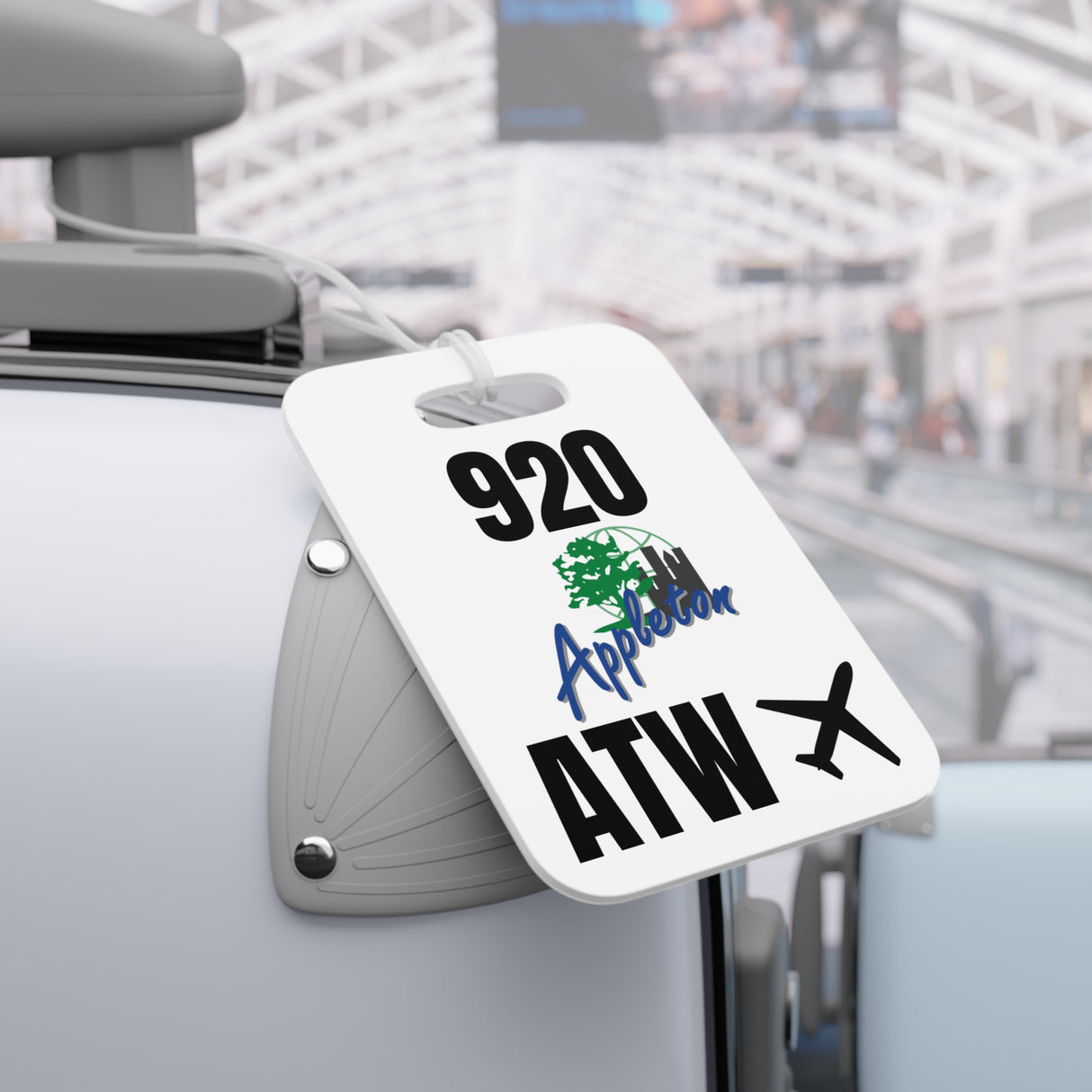 Appleton Wisconsin, Area Code / Airport Tag for Bags and Luggage - 920 / ATW