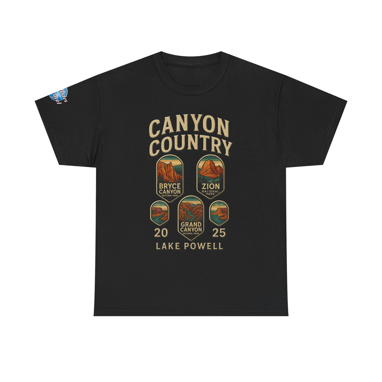Custom Latitudes Travel - Canyon Country Tee, Adventure T-Shirt, National Park Shirt, Travel Souvenir Gift, Retro Tour Shirt, Hiking Apparel, Unisex Cotton Top