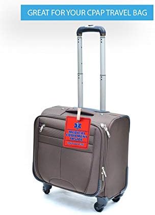 Medical Equipment Tag - for Luggage or Bags Containing Medical Devices