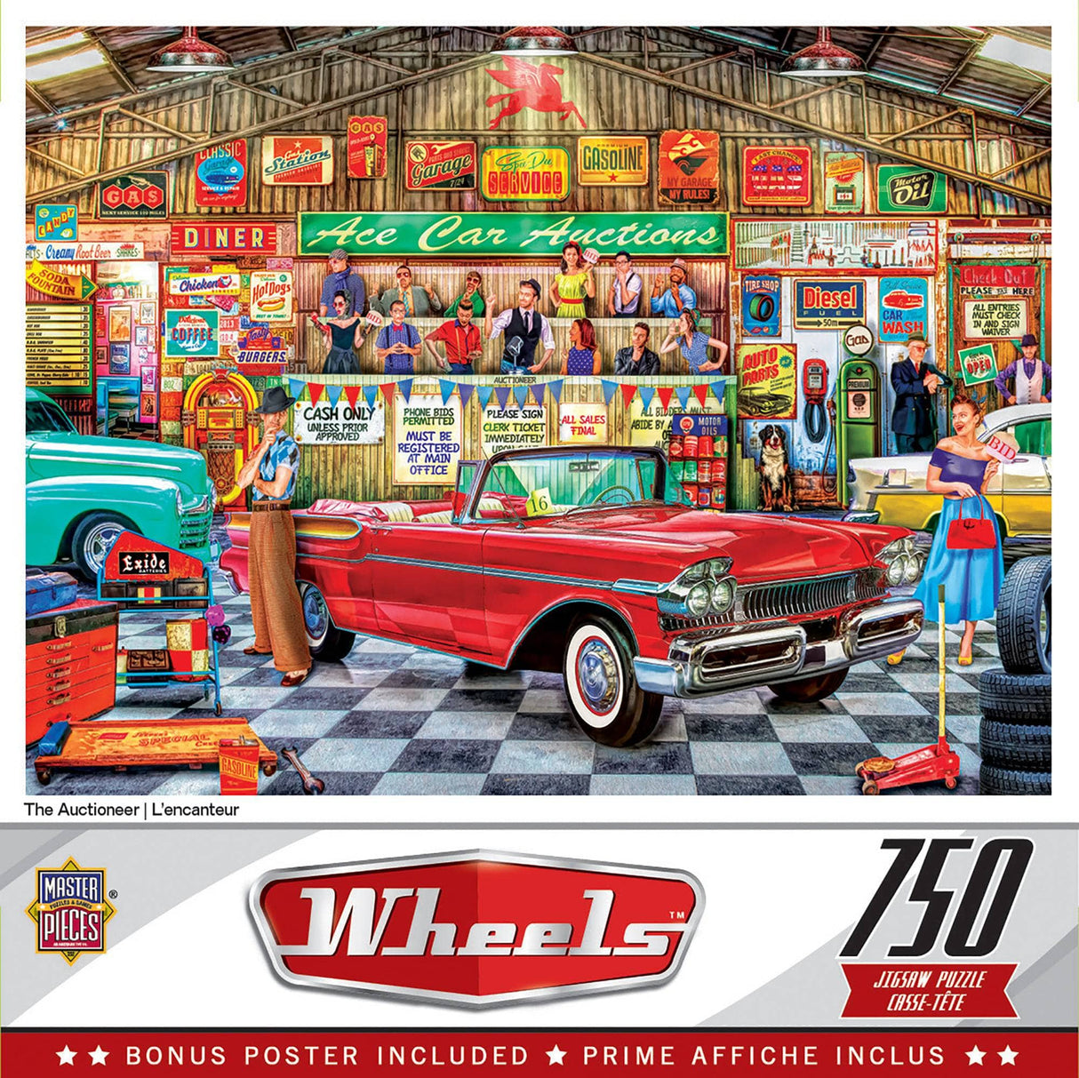 The Auctioneer 750 pc
