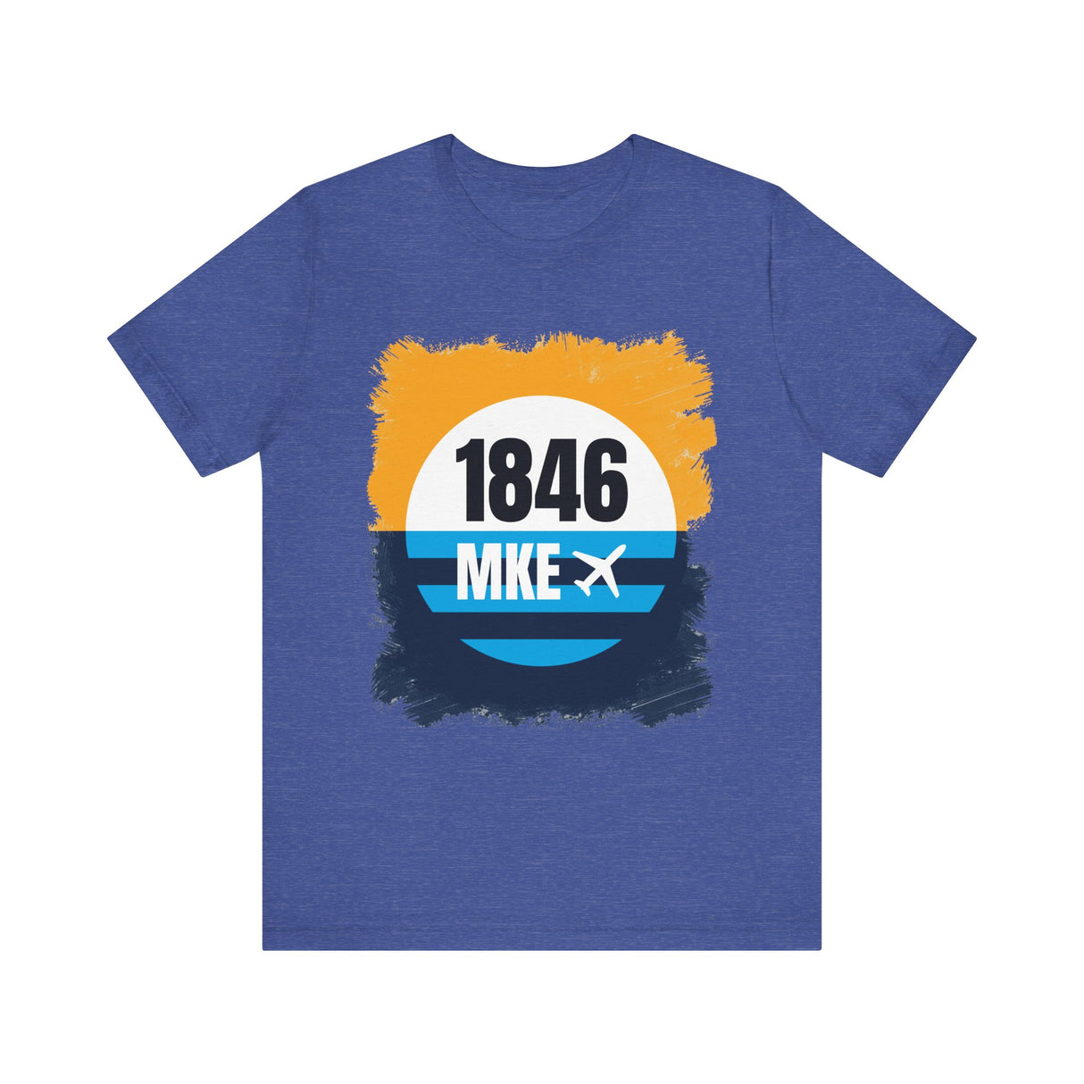 MKE - 1846 - Airport Travel Shirt - Milwaukee Peoples Flag