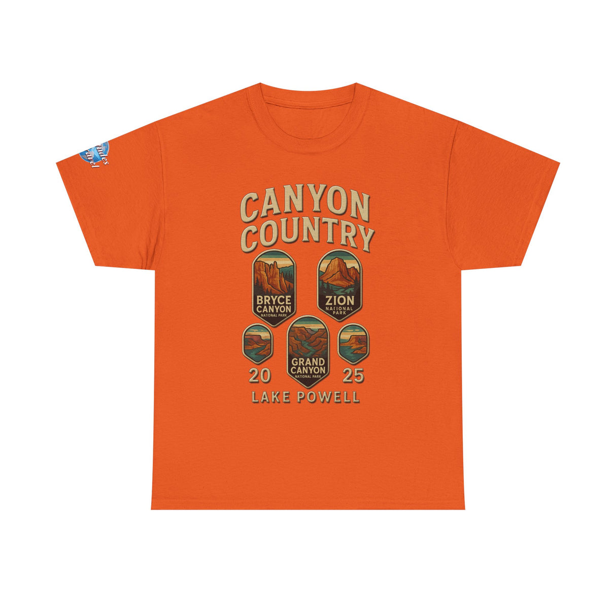Custom Latitudes Travel - Canyon Country Tee, Adventure T-Shirt, National Park Shirt, Travel Souvenir Gift, Retro Tour Shirt, Hiking Apparel, Unisex Cotton Top