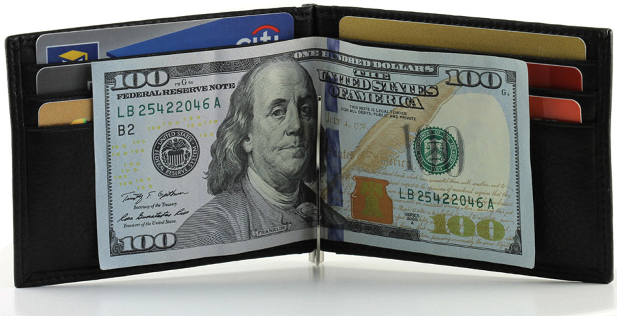 Leather RFID Money Clip Wallet by Osgoode Marley