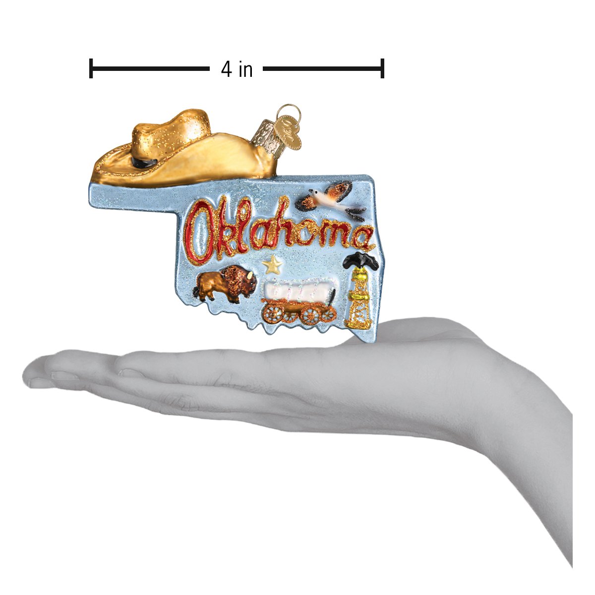 State Of Oklahoma Ornament