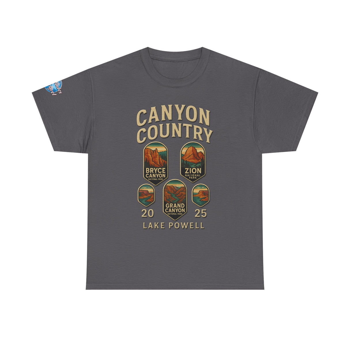Custom Latitudes Travel - Canyon Country Tee, Adventure T-Shirt, National Park Shirt, Travel Souvenir Gift, Retro Tour Shirt, Hiking Apparel, Unisex Cotton Top