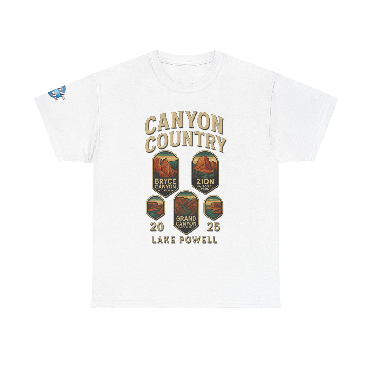 Custom Latitudes Travel - Canyon Country Tee, Adventure T-Shirt, National Park Shirt, Travel Souvenir Gift, Retro Tour Shirt, Hiking Apparel, Unisex Cotton Top