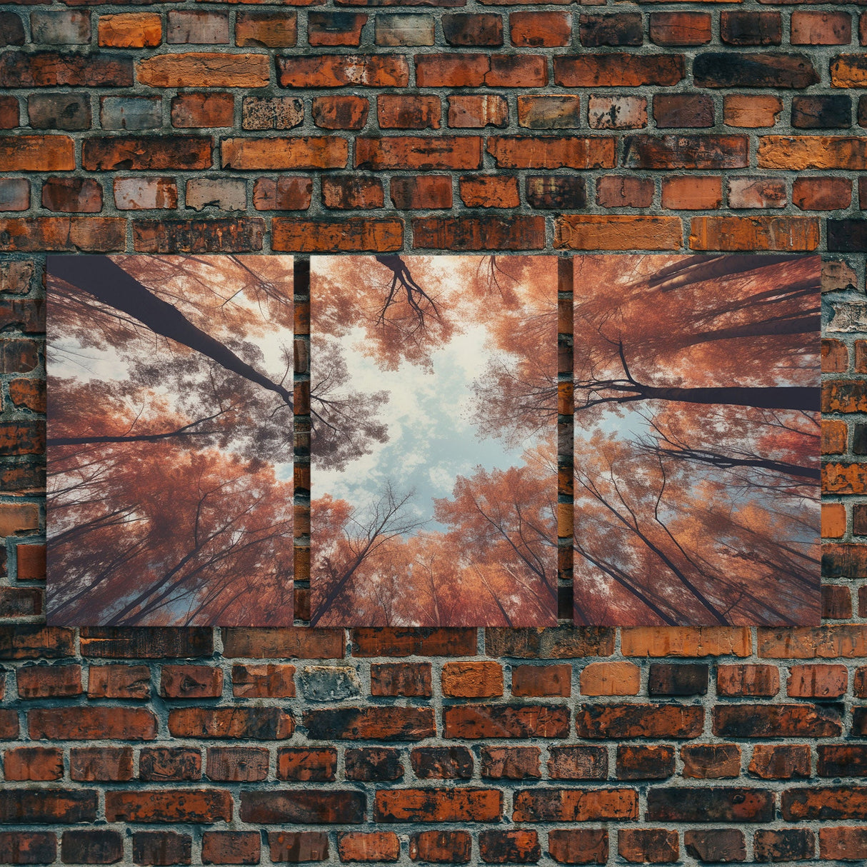 Trees Wall Art, Fall Art Print, Nature Print, Canvas Print, Wall Art, 3 Piece Wall Art, Farmhouse Wall Decor, Living Room Art, Office Prints