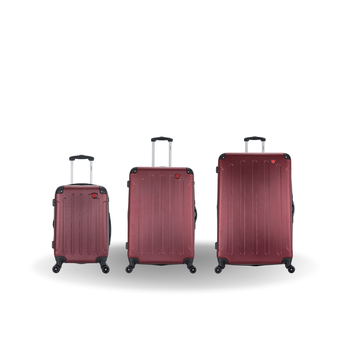 INTELY 3 Piece Set 20''/28''/32'' with Built-in Digital Weight Scale