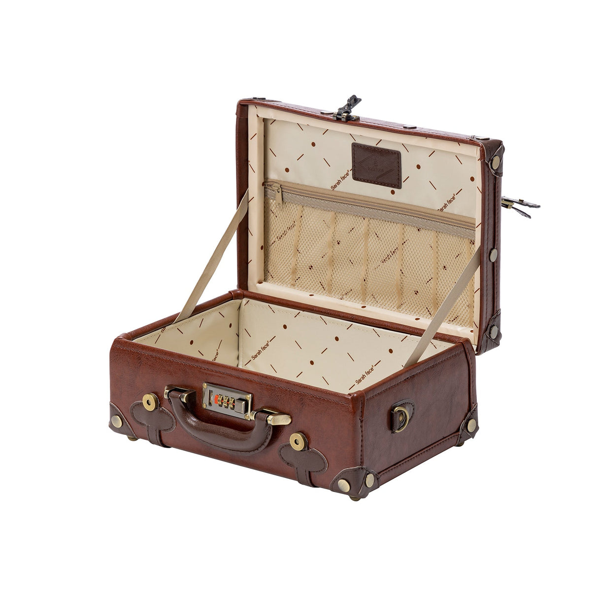 SarahFace 2 Pieces Luggage Set - Brown's