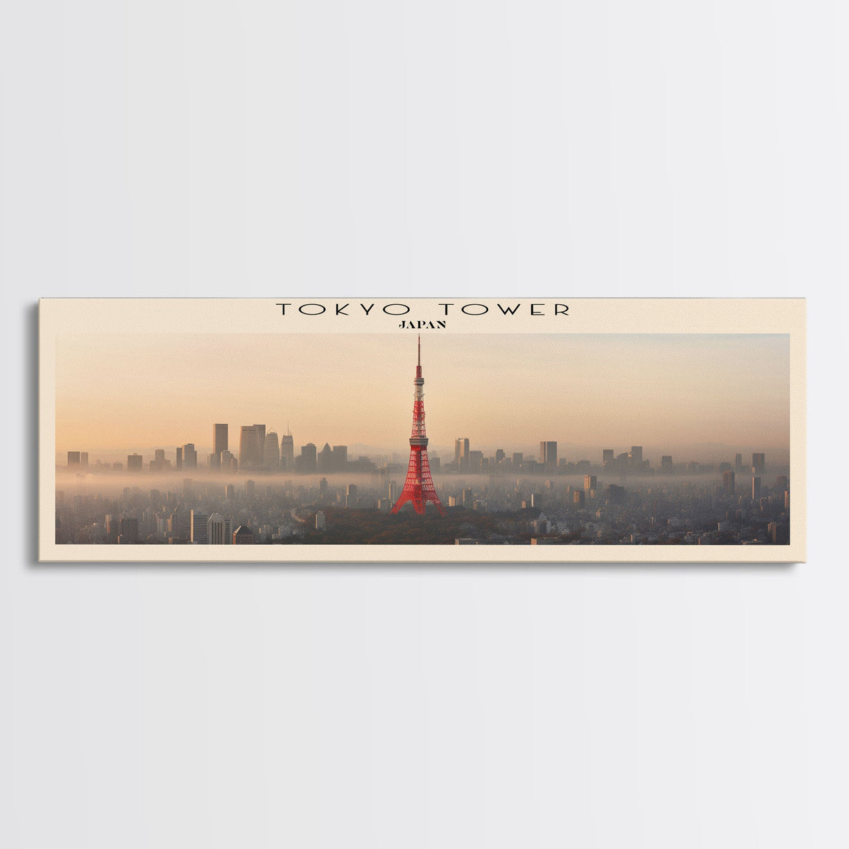 Tokyo Tower Travel Print Wall Art, Travel Poster Print, Retro Style COUNTRY Home Decor, Wall Hanging, Travel Gift Idea, Unique Metal Art