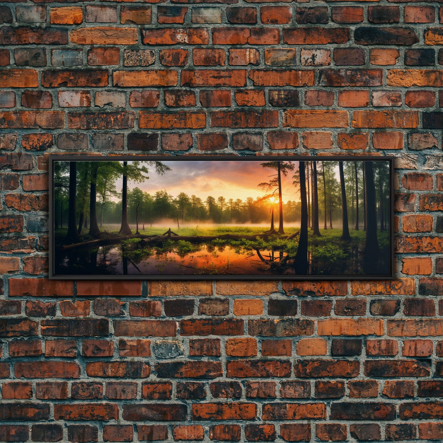 Panoramic of Congaree National Park, Extra Large Wall Art, Panoramic Wall Art, Panoramic Print, Landscape Photography, Landscape Print