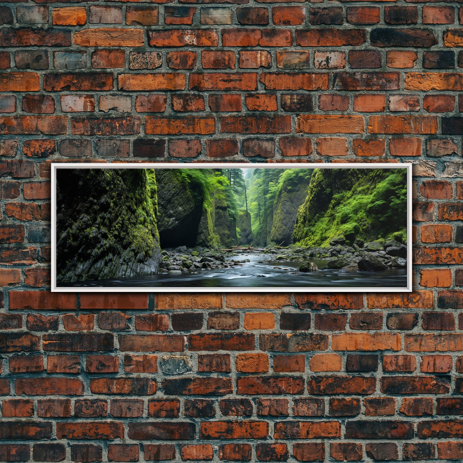 Panoramic Print of Oneonta Gorge Columbia River Extra Large Wall Art, Panoramic Wall Art, Panoramic Landscape Print, Landscape Photography