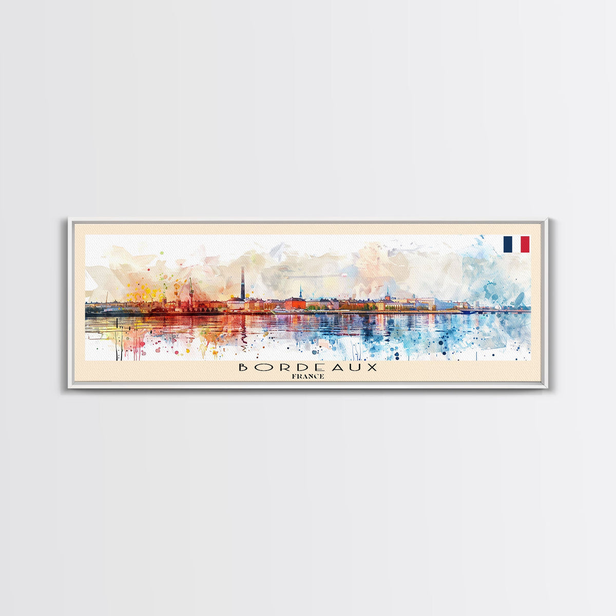 Borås Sweden Travel Art, City Art, Framed Canvas Print or Metal Wall Art, Europe Travel Poster, Panoramic Wall Art, Extra Wide Wall Art