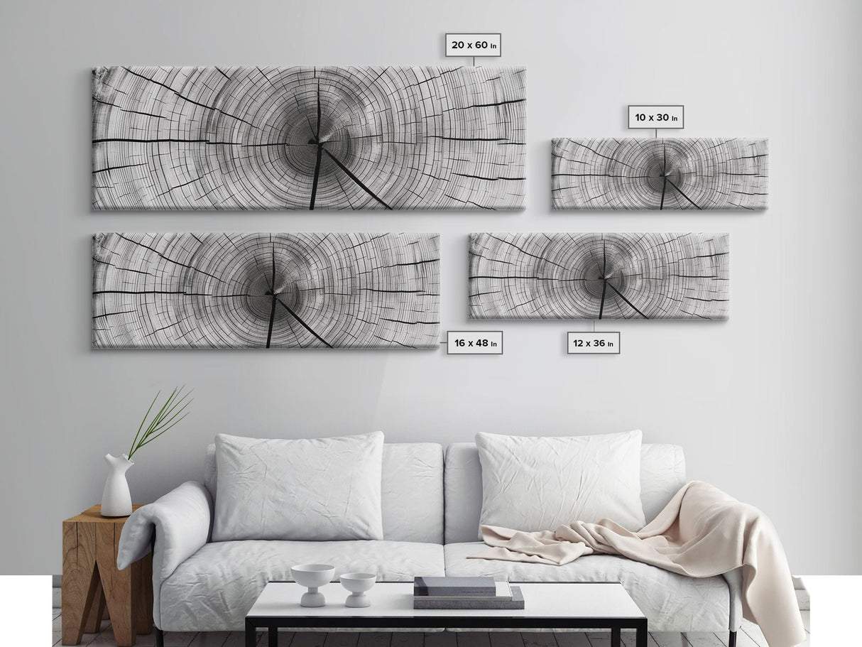 Tree Ring Print, Tree Ring Art, Framed Canvas Print Wall Art, Trree Rings, Tree Stump Print, Tree Rings Wall Art, Tree Of Life