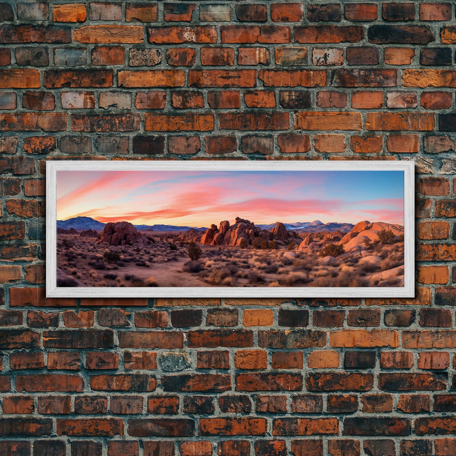 Panoramic of Joshua Tree National Park, Extra Large Wall Art, Panoramic Wall Art, Panoramic Print, Landscape Photography Landscape
