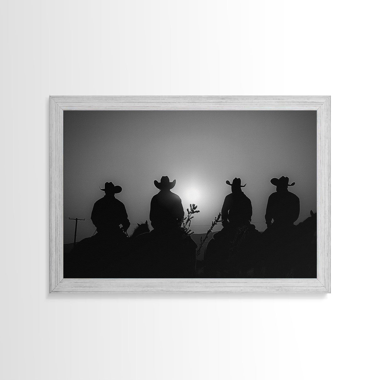 Cowboy Prints Framed Wall Art, Western Decor, Black and White Photography, Western Decor, Wild West Art, Cowboy Art, Wild West Art Print