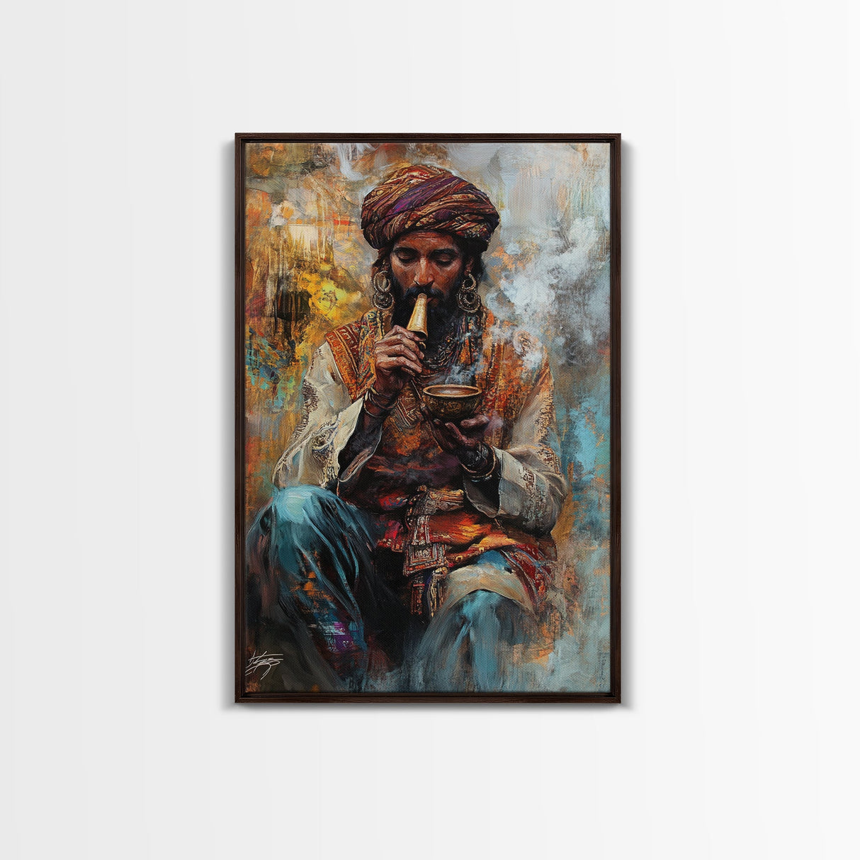 Moroccan Style Wall Art, Framed Canvas Print, Art of Morocco, Arabian Inspired Home Decor