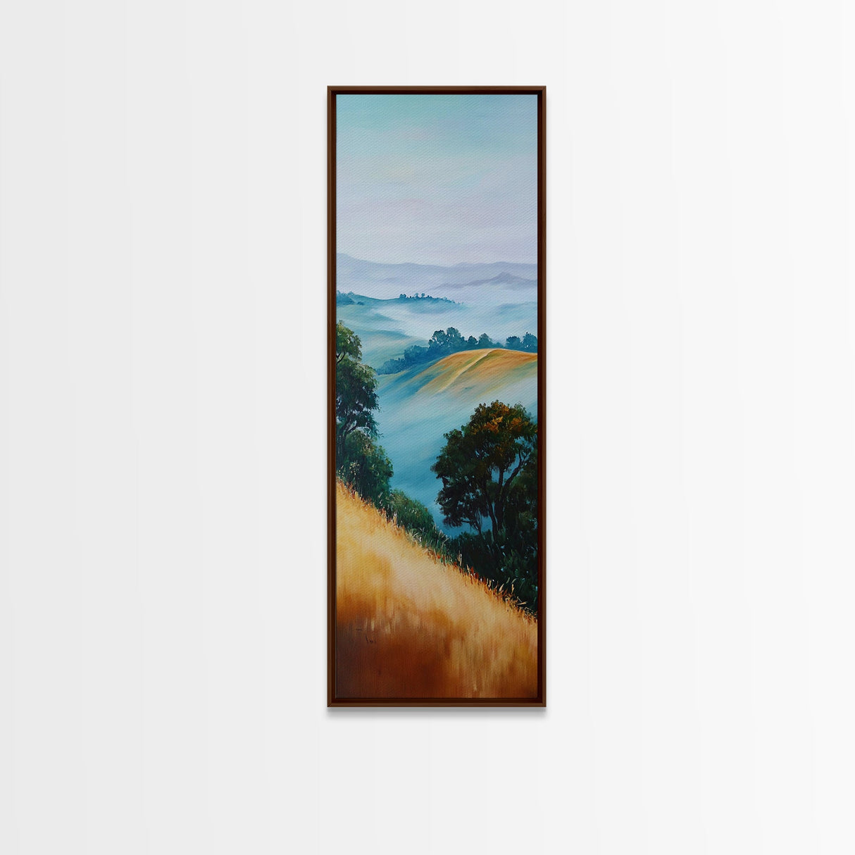 Landscape Art, Framed Canvas Print, coastal landscape art, panoramic art, extra wide art, rustic decor, living room art