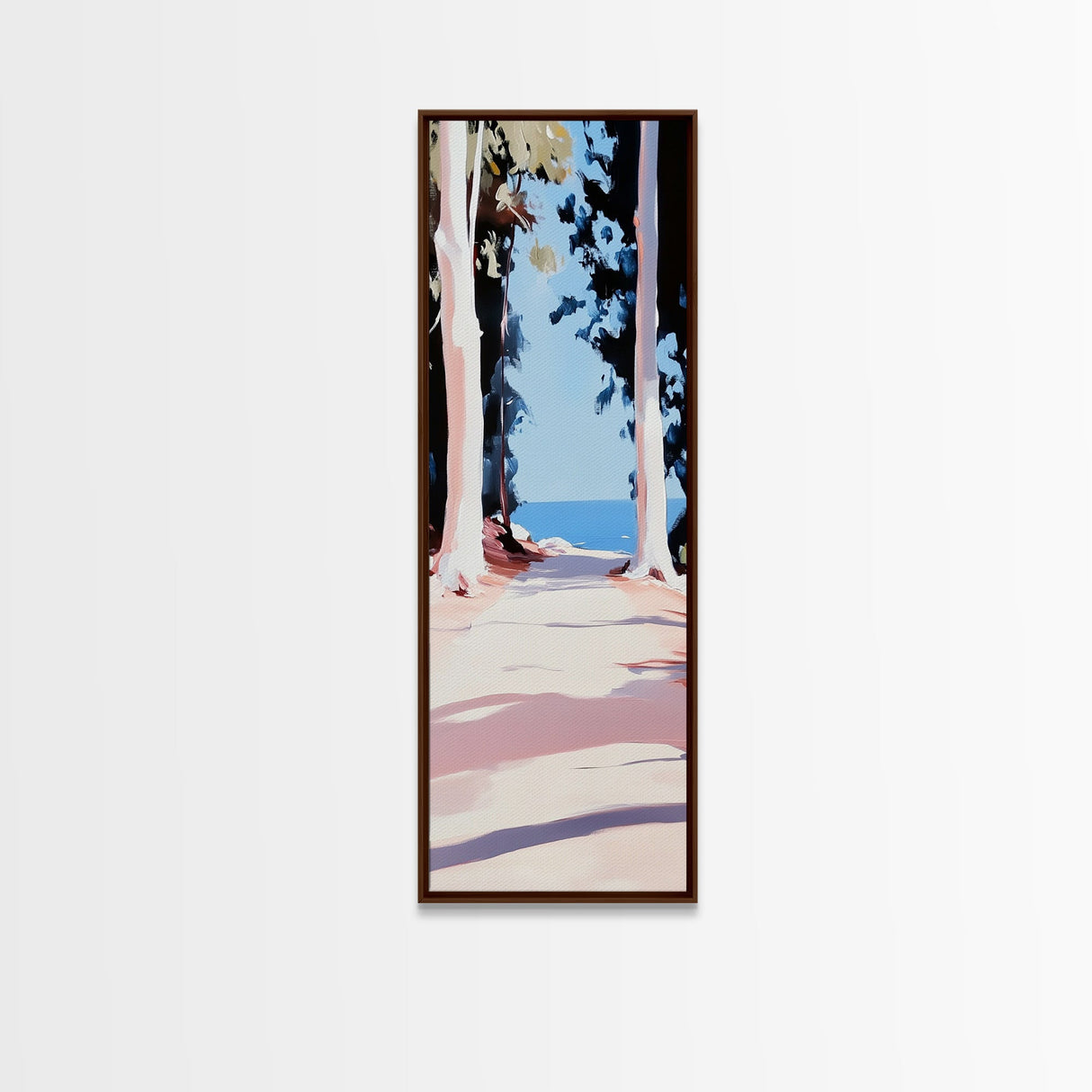 Forest Path, Nature Escape, Tranquil Landscape, Canvas Print, Minimalist Art, Outdoor Aesthetic, Living Room Wall Art, Boho Home Decor