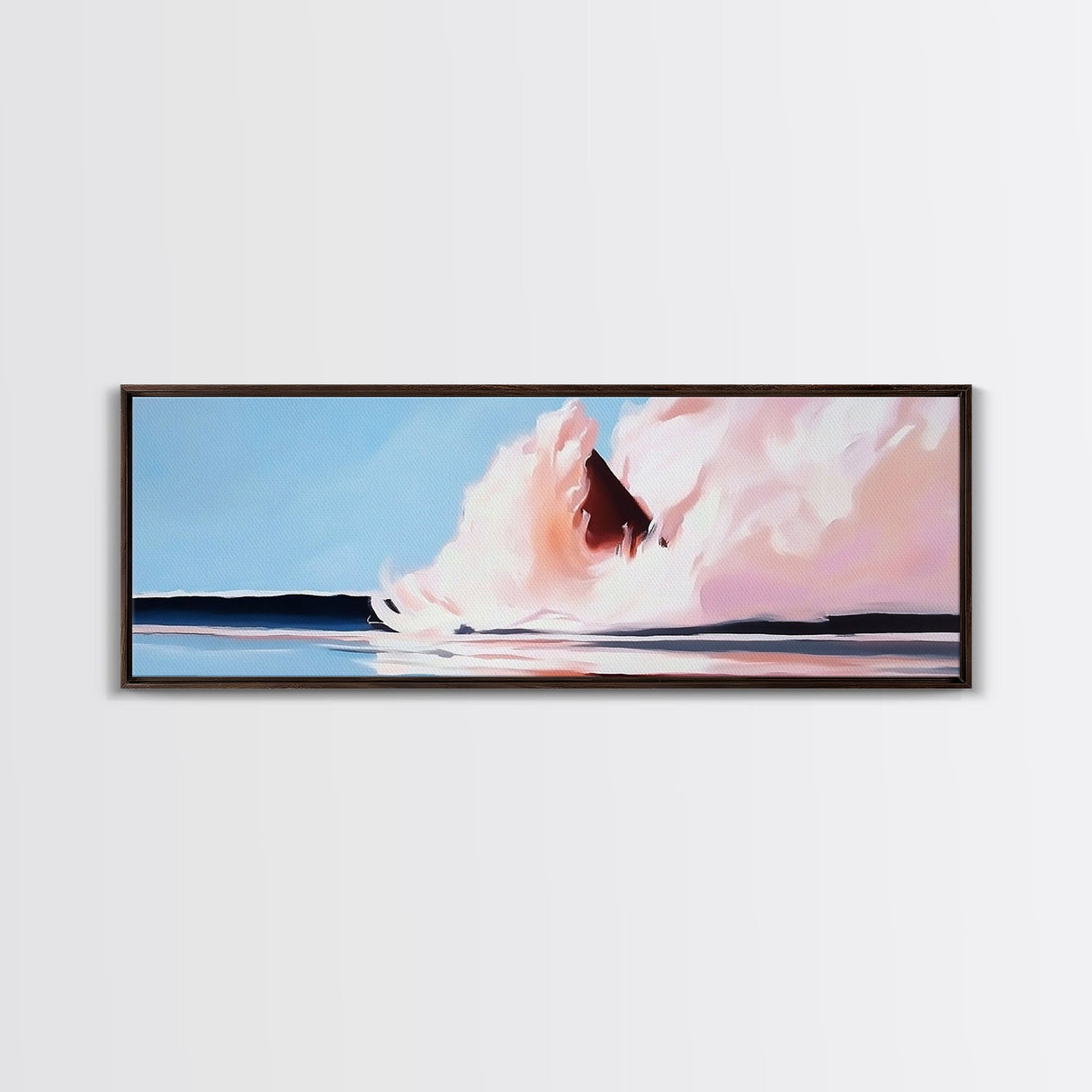 Pastel Explosion, Cloud Burst, Dreamy Abstract, Soft Color Art, Modern Home Decor, Canvas Print, Office Wall Art, Boho Aesthetic