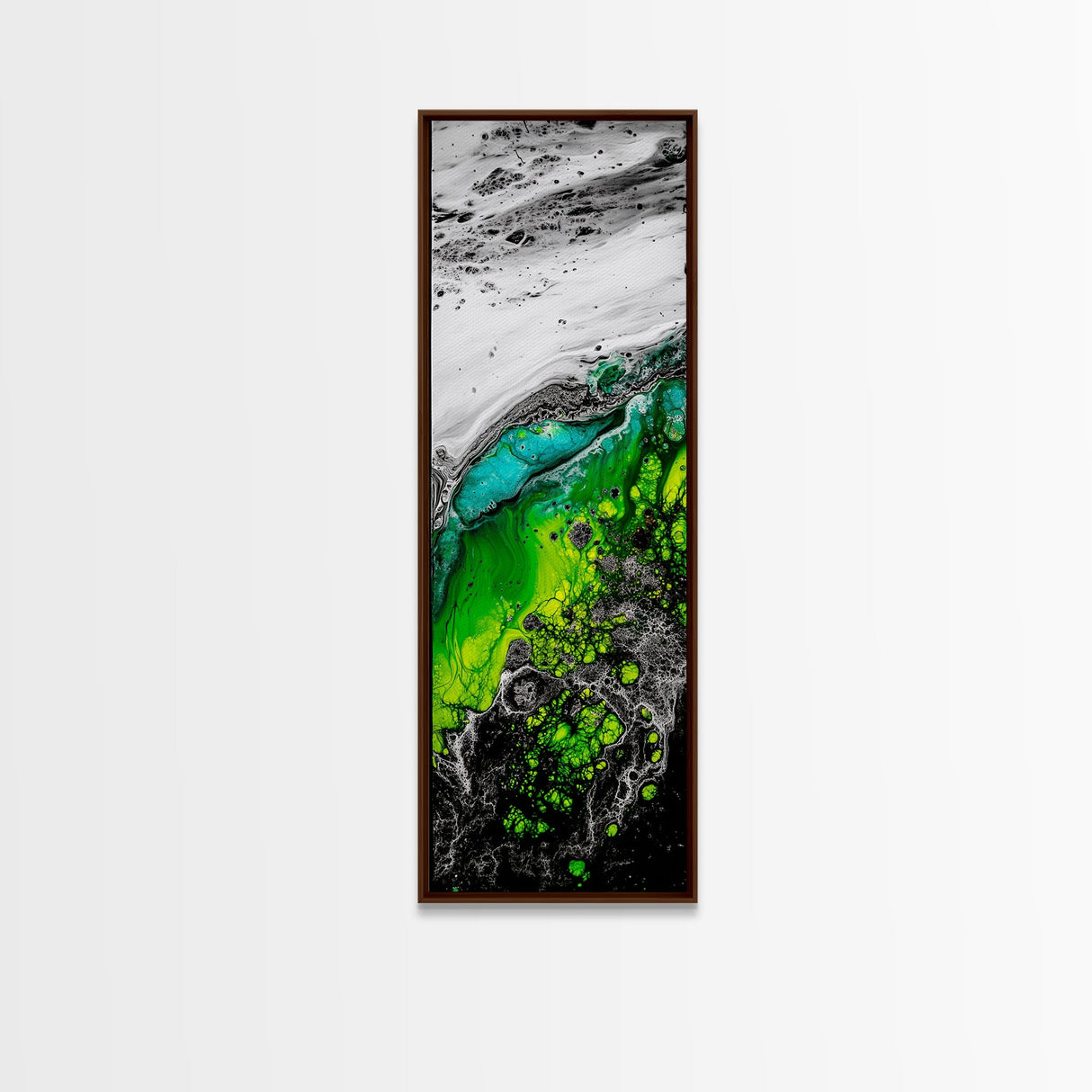 Ocean Meets Land, Abstract Seascape, Canvas Print, Coastal Wall Art, Nautical Decor, Minimalist Home, Modern Living Room Art