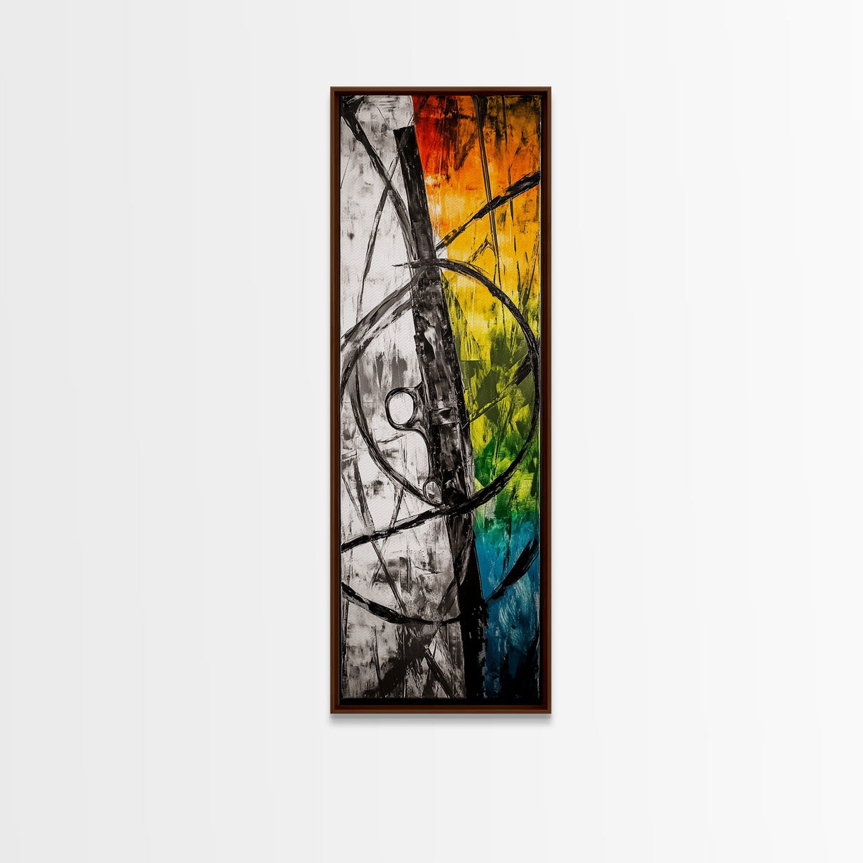 Deep Reflection, Abstract Depth, Textured Artwork, Canvas Print, Modern Living Room Decor, Moody Home Accent, Statement Piece