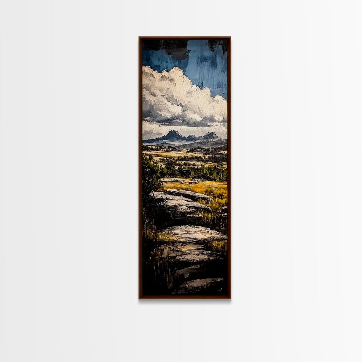 Landscape, Mountain, Rustic, Canvas Print, Cabin Wall Art, Scenic Nature Decor, Adventure Inspired, Lodge Wall Art, Tranquil Home Decor