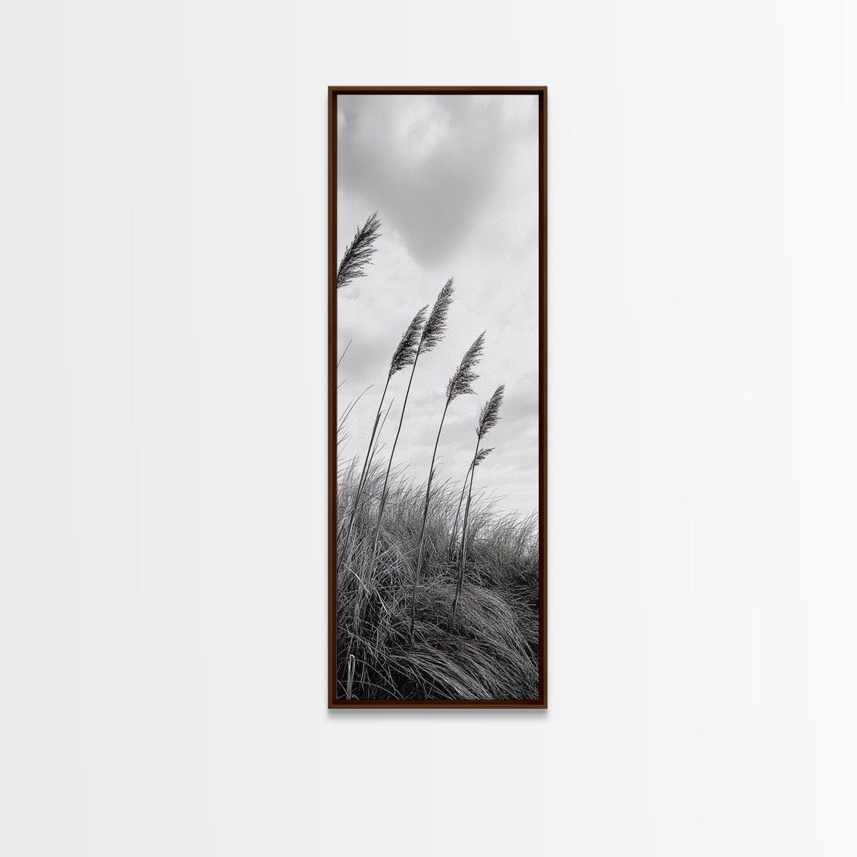 Windy Grasses, Coastal Scene, Tall Grass Field, Autumn Decor, Canvas Print, Farmhouse Style, Dining Room Wall Art, Nature Mood