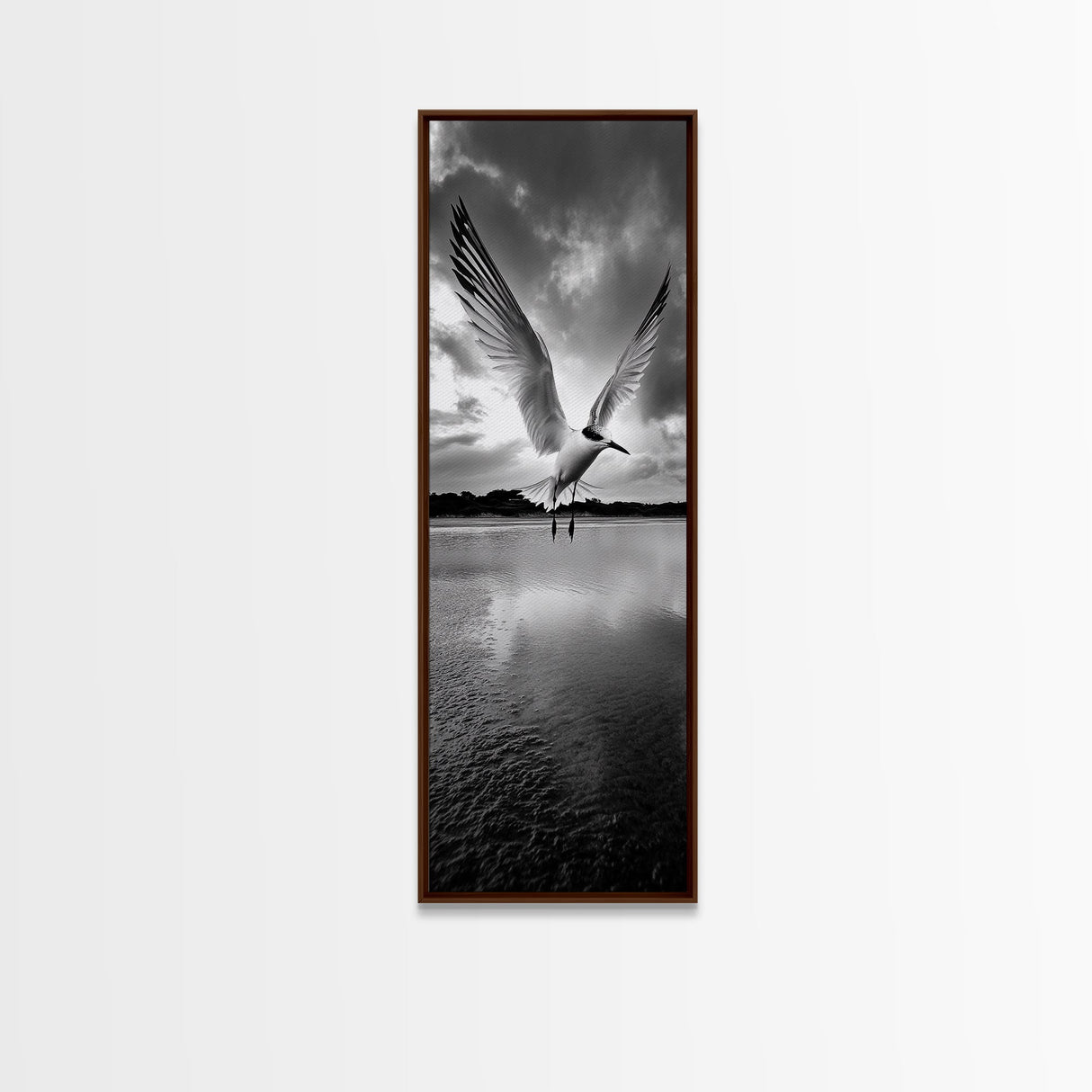 Soaring Bird, Ocean Wings, Nature Flight, Sky Spirit, Canvas Print, Coastal Wall Art, Beach House Decor, Modern Bird Photography