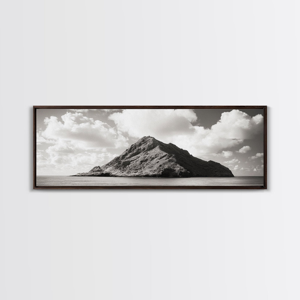 Tropical Island, Seascape Photography, Coastal Wall Art, Framed Canvas Print, Ocean Print, Minimalist Bedroom Art, Beach House Decor