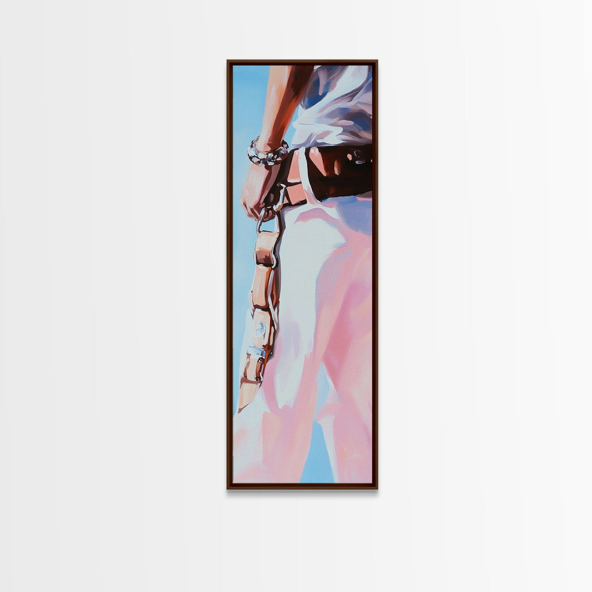 Western Cowgirl Art, Canvas Print, Rustic Wall Art, Moody Woman Painting, Dark Romance Painting, Coastal Cowgirl Décor, Gift Idea Him