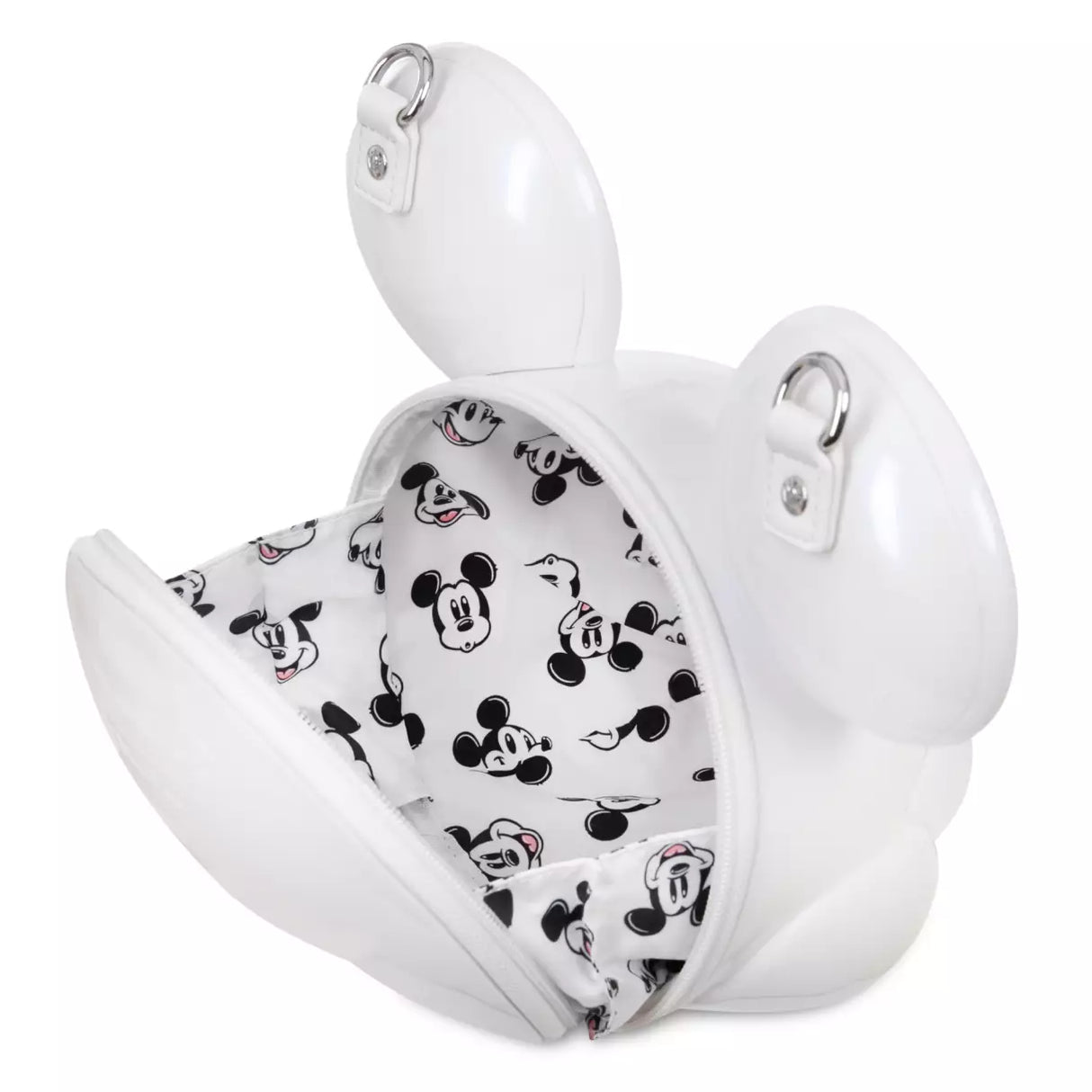 Disney Mickey Mouse Molded Loungefly Bag Purse – White