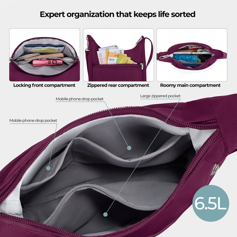 Bolso bandolera antirrobo Essential Collection Classic