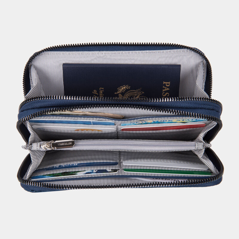 RFID Blocking Double Zip Wallet (43399) by Travelon