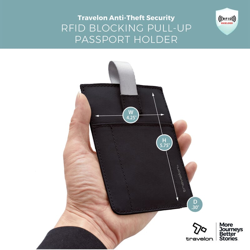 RFID Blocking Pull-Up Passport Holder (43702) by Travelon