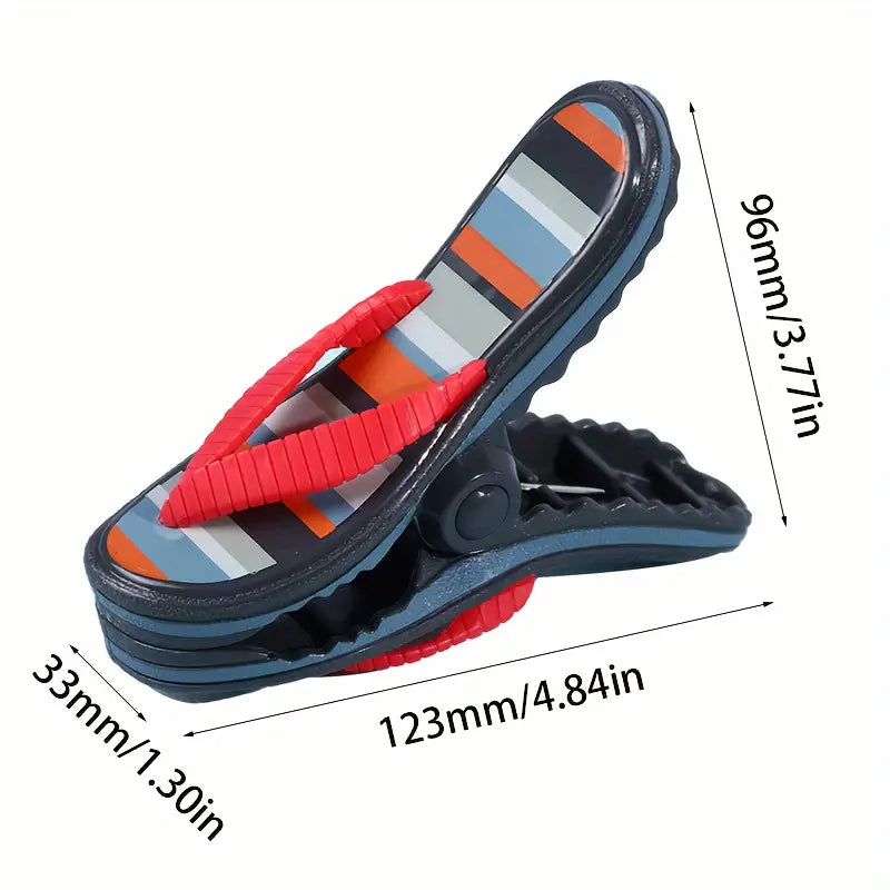 Novelty Beach Chair Towel Clips - Set of Two