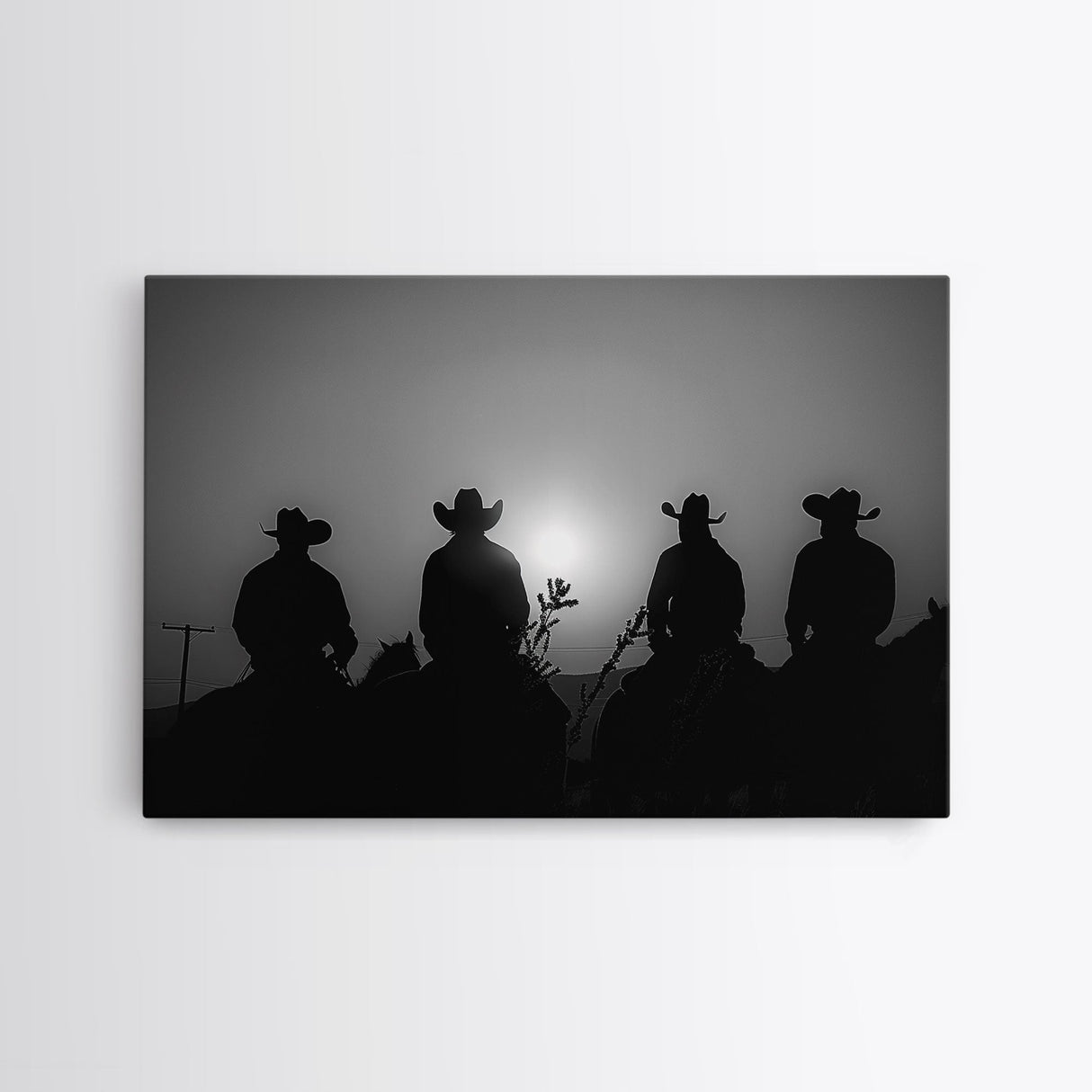 Cowboy Prints Framed Wall Art, Western Decor, Black and White Photography, Western Decor, Wild West Art, Cowboy Art, Wild West Art Print