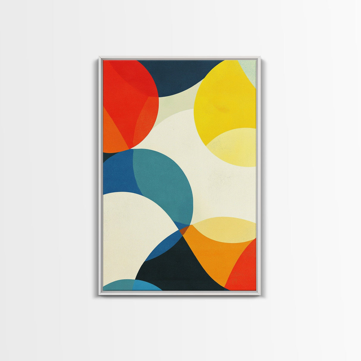 Large Colorful Abstract Art Painting Canvas Print, Abstract Extra Large Wall Art, Vertical Print