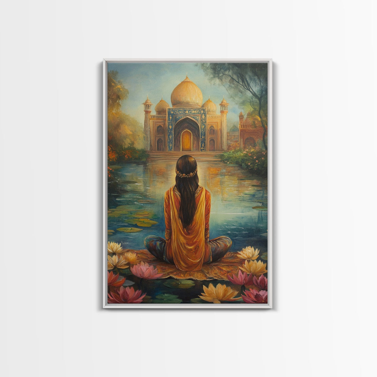 Zen Art, Yoga Studio Decor, Framed Canvas Print, Yoga Wall Art, Zen Wall Art, Meditation Wall Art, Living Room Decor, Relaxing Decor
