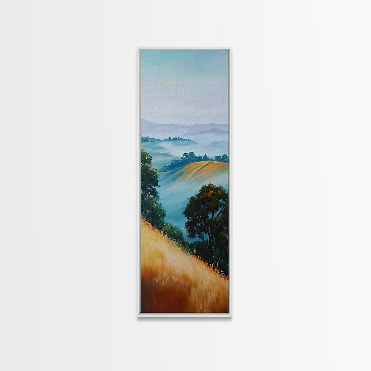 Landscape Art, Framed Canvas Print, coastal landscape art, panoramic art, extra wide art, rustic decor, living room art