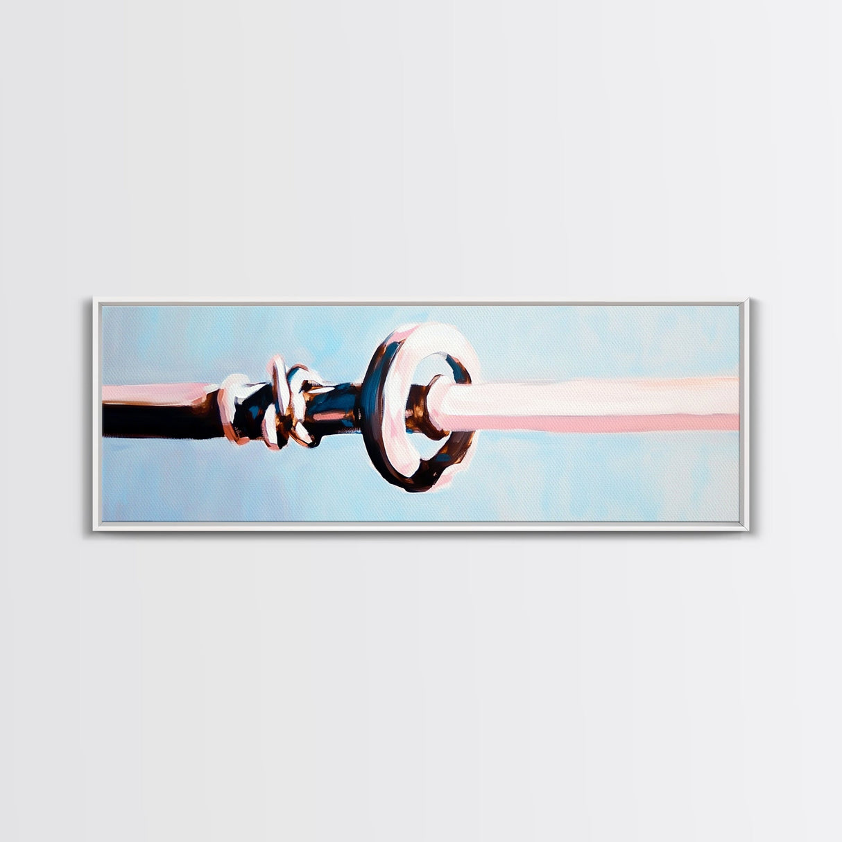 Sailboat Knot, Nautical Theme, Ocean Life, Framed Canvas Print, Coastal Home Decor, Minimalist Seaside Art, Beach House Wall Art