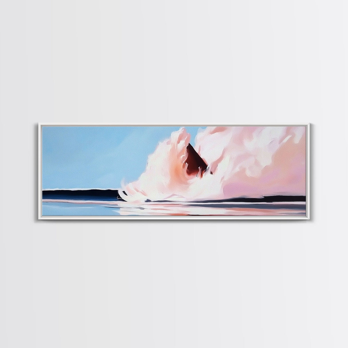 Pastel Explosion, Cloud Burst, Dreamy Abstract, Soft Color Art, Modern Home Decor, Canvas Print, Office Wall Art, Boho Aesthetic