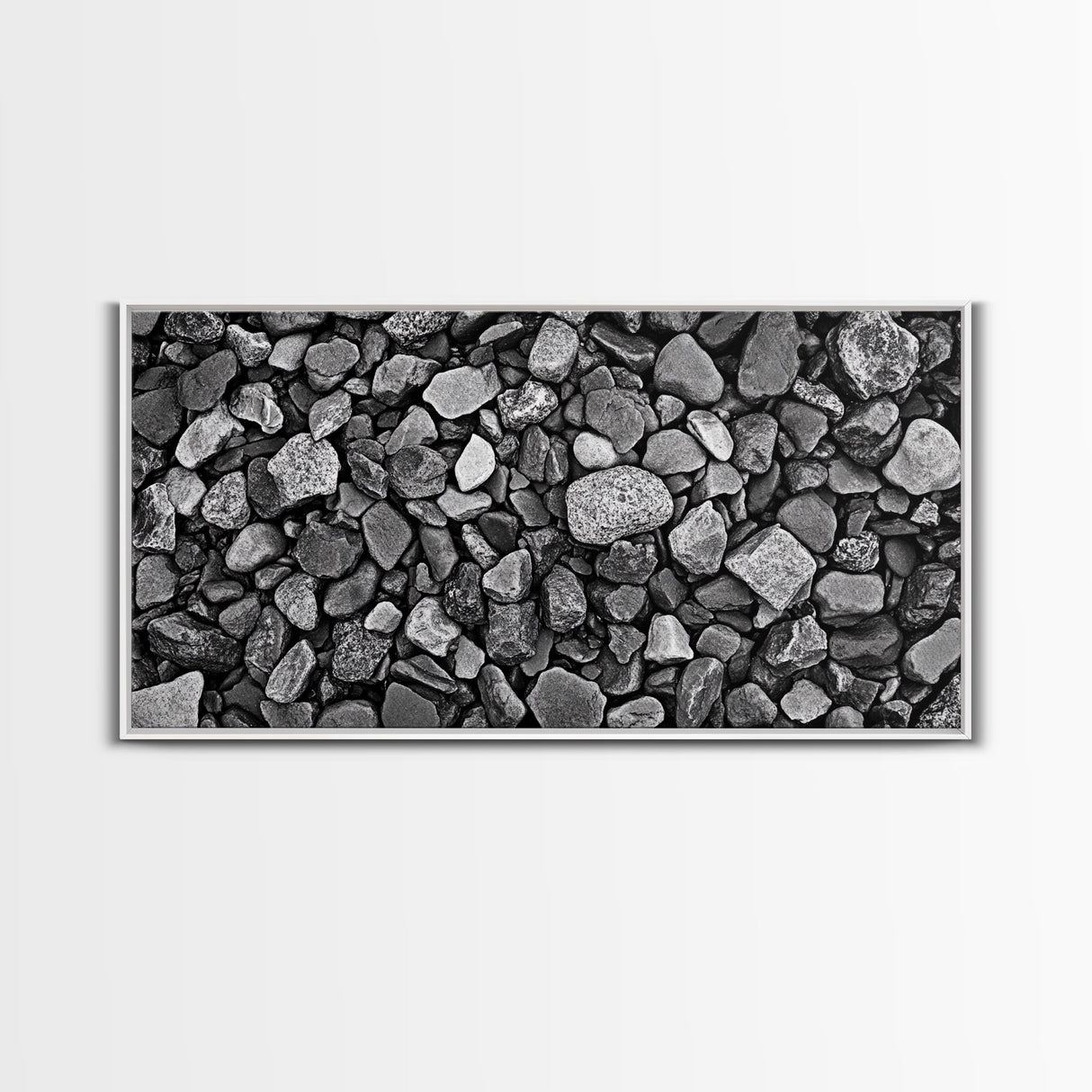 Natural Stone Texture, Dark Rock Pattern, Earthy Wall Background, Canvas Print, Office Wall Art, Modern Industrial Style, Minimalist Style
