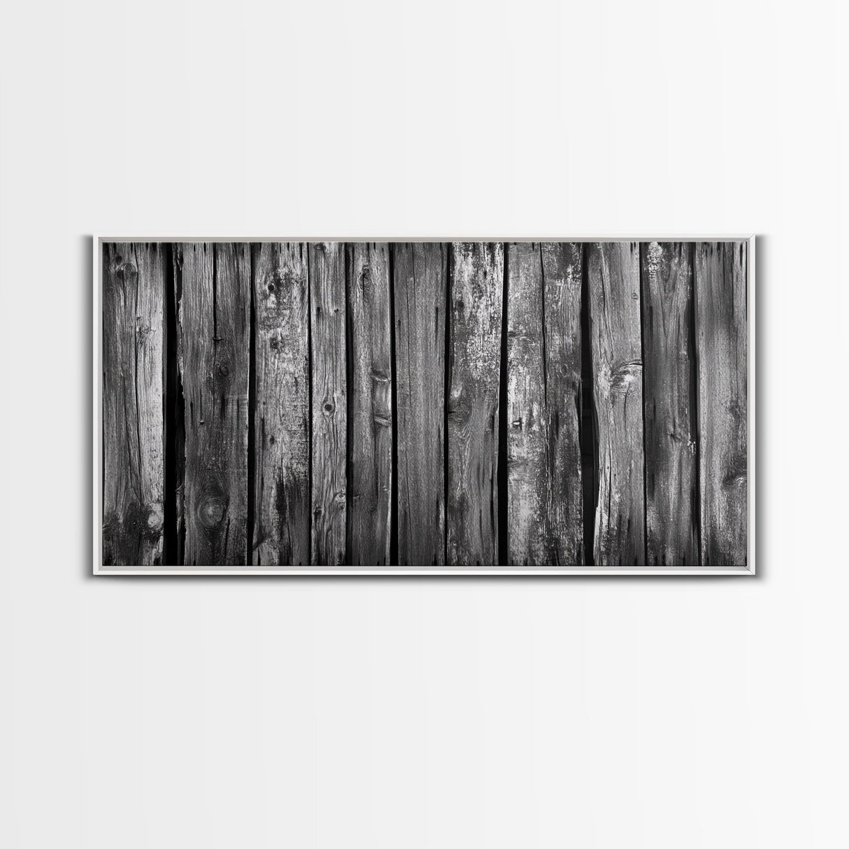 Rustic Wood, Weathered Planks, Barn Texture, Framed Canvas Print, Farmhouse Wall Art, Minimalist Rustic Decor, Kitchen Wall Art, Neutral Tones